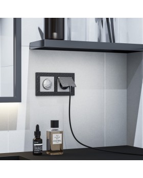 W1242006/ Электроустановочные изделия - Диммер (серебряный)-foto2