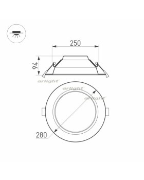 Светильник Downlight Arlight 023219(2)-foto3