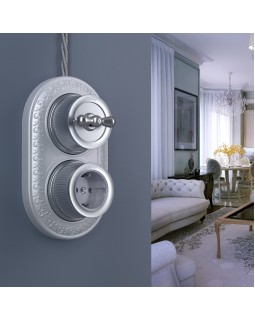 Выключатель Werkel WL19-01-03 (Матовый хром)-foto2