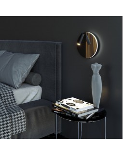 Бра Elektrostandard Drom LED чёрный/чёрный жемчуг (40105/LED)-foto2