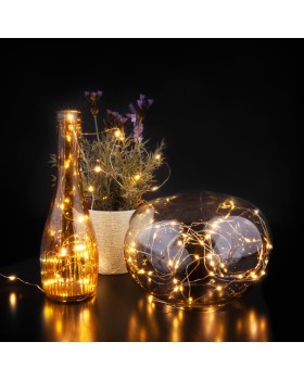 Светодиодная нить Eurosvet 400-008 теплый белый 10м IP20-foto3