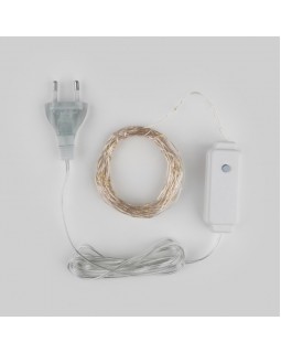 Светодиодная нить Eurosvet 400-008 теплый белый 10м IP20-foto5