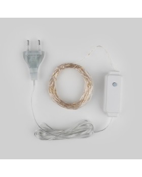 Светодиодная нить Eurosvet 400-008 теплый белый 10м IP20-foto5