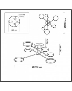 Люстра на штанге Odeon Light 4320/60CL-foto2