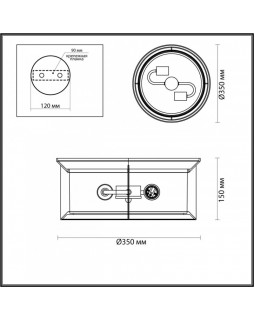 Накладной светильник Odeon Light 4961/2C-foto2