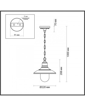 Уличный светильник Odeon Light 4965/1-foto2