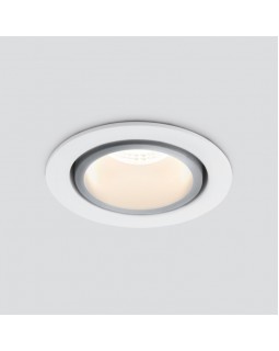 Встраиваемый светильник Elektrostandard 15267/LED 7W 4200K WH/SL белый/серебро-foto4