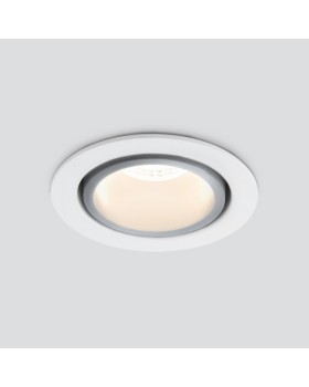 Встраиваемый светильник Elektrostandard 15267/LED 7W 4200K WH/SL белый/серебро-foto4