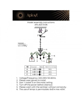 Подвесная люстра APLOYT APL.620.13.06-foto23
