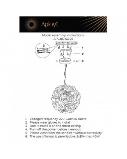 Подвесная люстра APLOYT APL.817.03.05-foto3