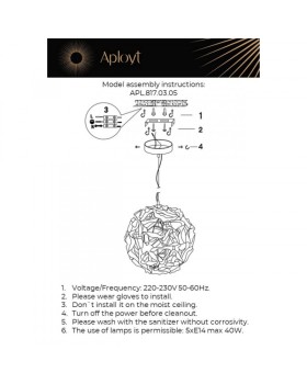 Подвесная люстра APLOYT APL.817.03.05-foto3