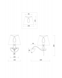 Бра Freya FR2001WL-01G-foto2