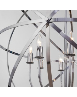 Подвесная люстра Eurosvet 60139/8 хром-foto3