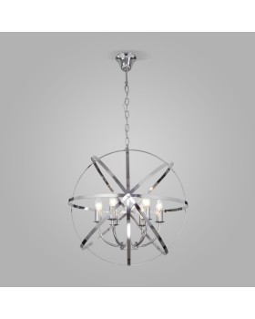 Подвесная люстра Eurosvet 60139/6 хром-foto2