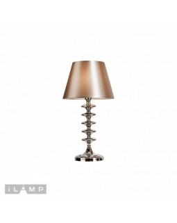 Настольная лампа iLamp T2406-1 Nickel