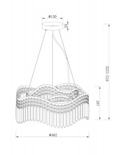 Подвесная люстра Maytoni DIA201PL-06G-foto2