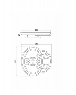 Накладной светильник Freya FR10022CL-L63W-foto7