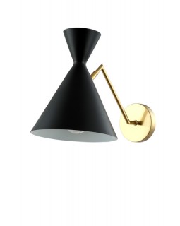 Бра Crystal Lux JOVEN AP1 GOLD/BLACK