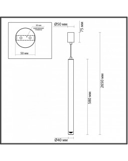 Подвесной светильник Odeon Light 4351/5L-foto4
