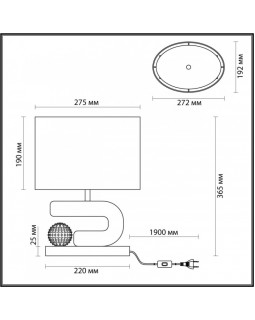 Настольная лампа Odeon Light 5410/1TA-foto6