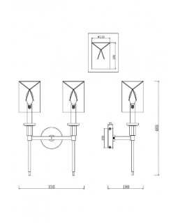 Бра Maytoni MOD148WL-02CH-foto6