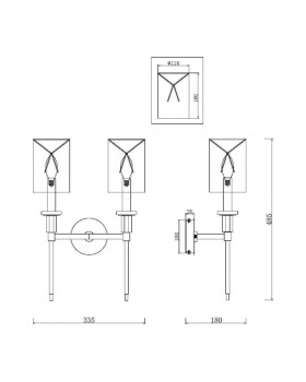 Бра Maytoni MOD148WL-02CH-foto6