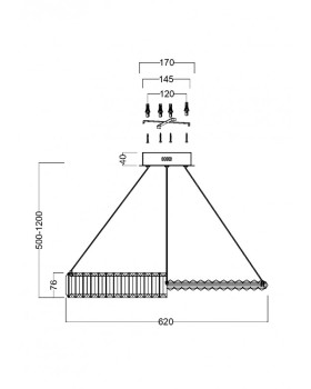 Подвесной светильник Maytoni P097PL-L36G4K-foto3