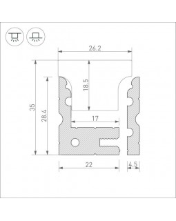 Профиль Arlight 038356-foto3