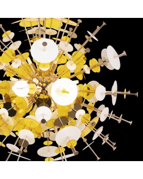 Люстра на штанге LOFT IT 10137/720 Gold-foto4