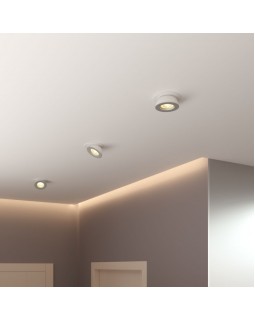 Встраиваемый светильник Elektrostandard Pruno белый/серебро 8W 4200К (25080/LED)-foto2