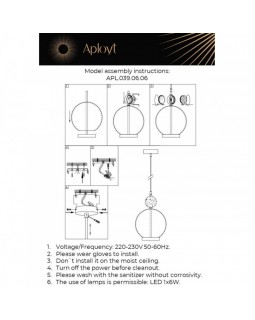 Подвесной светильник APLOYT APL.039.06.06-foto20