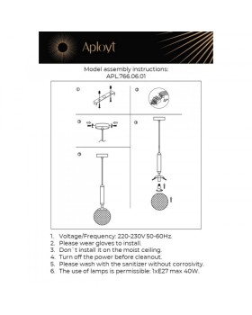 Подвесной светильник APLOYT APL.766.06.01-foto12