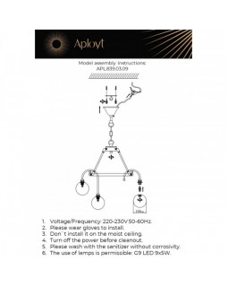 Подвесная люстра APLOYT APL.839.03.09-foto17