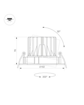 Светильник Downlight Arlight 035449-foto7