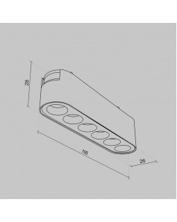 Светильник на шине Maytoni Technical TR082-1-6W3K-M-W-foto7
