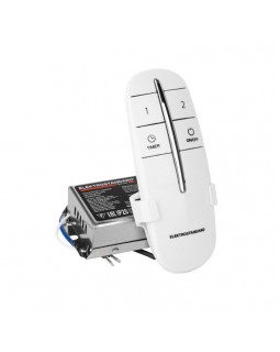 Пульт управления для электроустановки Elektrostandard Пульт управления 16002/02 белый (2 канала)-foto3