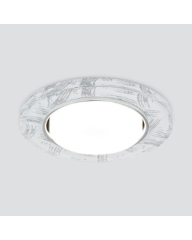Встраиваемый светильник Elektrostandard 1062 GX53 WH/SL белый/серебро-foto2