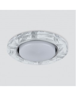Встраиваемый светильник Elektrostandard 1062 GX53 WH/SL белый/серебро-foto3