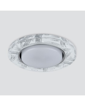 Встраиваемый светильник Elektrostandard 1062 GX53 WH/SL белый/серебро-foto3