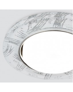 Встраиваемый светильник Elektrostandard 1062 GX53 WH/SL белый/серебро-foto4