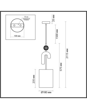 Подвесной светильник Odeon Light 5410/1A-foto5