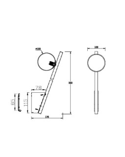 Бра Maytoni MOD175WL-01G-foto2