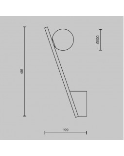 Бра Maytoni MOD175WL-01G-foto6