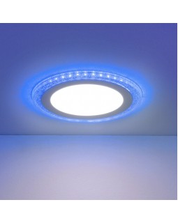 Встраиваемый светильник Elektrostandard DLR024 10W 4200K Blue-foto2
