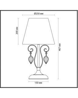 Настольная лампа Odeon Light 3921/1T-foto4
