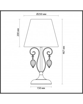 Настольная лампа Odeon Light 3921/1T-foto4