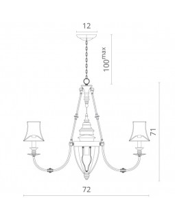 Подвесная люстра Divinare 1165/01 LM-6-foto5
