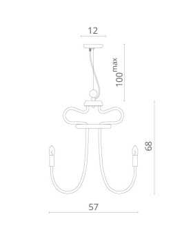 Подвесная люстра Divinare 2718/04 LM-12-foto4