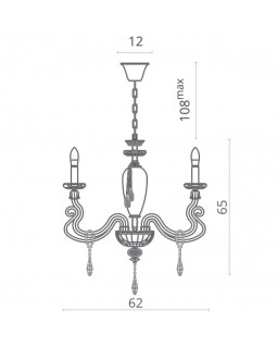 Подвесная люстра Divinare 5124/07 LM-6-foto6