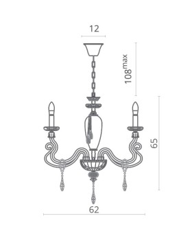 Подвесная люстра Divinare 5124/07 LM-6-foto6